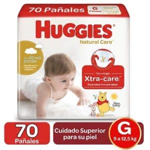 HUGGIES NAT CARE - ETAPA 3/G UNISEX x 70 PAÑALES