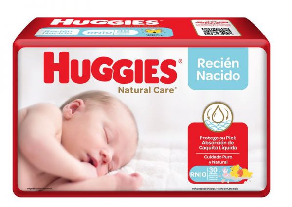 Comprar Pañales Huggies Natural Care Etapa 0/Recién Nacido Hipoalergénico,  Hasta 4kg - 38Uds