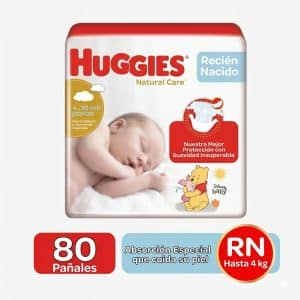Huggies Natural Care Recien Nacido / Et 0 – 8 0 UND