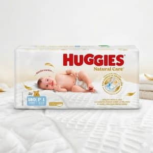 Pañales Huggies Nat Care Cuidado Puro y Nat Eta 1/P – x 180