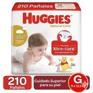 HUGGIES NAT CARE - ETAPA 3/G UNISEX x 210 PAÑALES